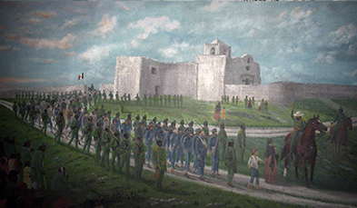 The Goliad garrison is marched out to be massacred by Santa Anna’s army.