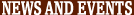 News and Events