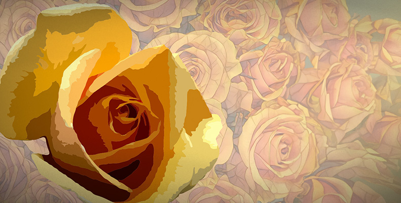 graphic advertising the "A Yellow Rose in Texas" program at the San Jacinto Museum