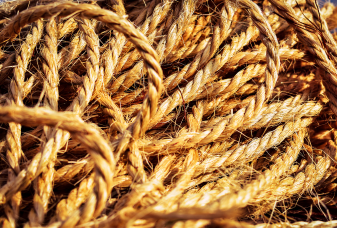 A pile of rope